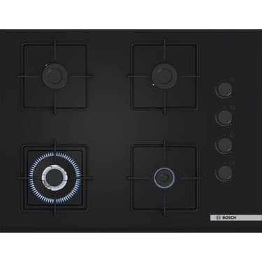 Bosch Siyah 3 Lü Ankastre Set 466 ( HJG852YT0T - POH7C6P30O - DWK67PJ60T ) 67CM Wok Bek Ocak - 3D Fry Hava ile Kızartma - Pişirme Matı ile 3