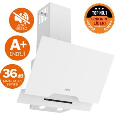 Ferre ve Afm Tech Markalı / Feon Beyaz Ultra Sessiz Ankastre Set( D064-SA + FM2201 + FM7701 ) 2