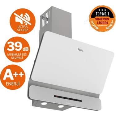 Ferre ve Afm Tech Markalı / Liora Beyaz Ultra Sessiz 600M3 Ankastre Set( D081-SA + FM2201 +FM7701) 2