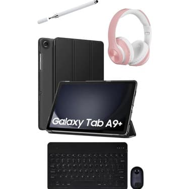 Samsung Galaxy Tab A9 Plus 8 256 GB 11 Inç 1920 x 1200 Tablet Tablet+Kılıf+Kalem+Klavye+Mouse+wıreless kulaklık 2
