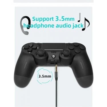 MiraLive Ps4 Kol Wireless Bt Kablosuz Oyun Kolu Ps4 Joystick Tablet Telefon Pc Uyumlu Titreşimli Oyun Kolu 3