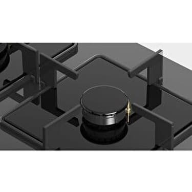 Siemens EN6C9HO12O 4 Gözlü Gazlı Ocak Wok Gözü ile Hızlı Pişirme 3.5 Kw Güç Cam Yüzey Gri 4