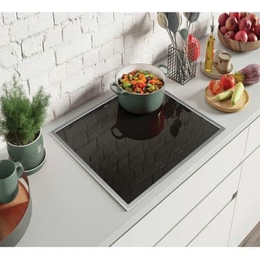 Hoover 3'lü Ankastre Set Çerçeveli Elektrikli Ocak - Siyah (HO3158B FIRIN-HH64FC OCAK-HDG6C1GBTK Dav.) 4