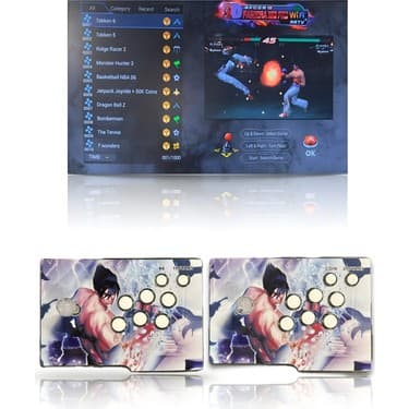 İdragon Idragon 3D Small - Klasik Oyun Konsolu Hd Arcade Station - Pandora Box - Tv Bağlantılı - Retro Atari 6