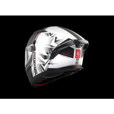 Mt Helmets Kask mt Braker Sv Charm A1 Mat Siyah/beyaz 2