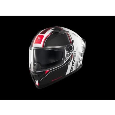 Mt Helmets Kask mt Braker Sv Charm A1 Mat Siyah/beyaz 3