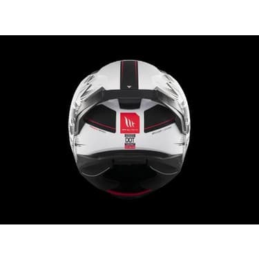 Mt Helmets Kask mt Braker Sv Charm A1 Mat Siyah/beyaz 4