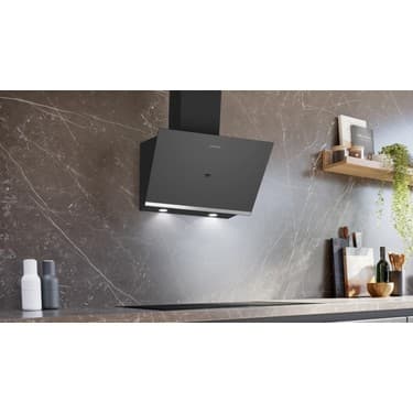 Siemens LC67KPJ70T IQ500 Duvar Tipi Davlumbaz 60 cm Clear Glass Grey Printed 2