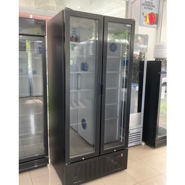 Marketcooler 900D2K Dikey 2 Kapılı Premium Siyah Şişe Soğutucu 4