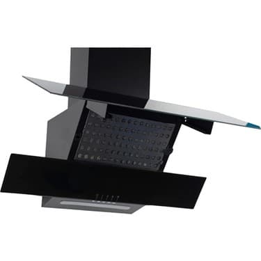 Lidyahan Store Mod F17 Siyah 60cm Cam Yüzeyli Davlumbaz 3