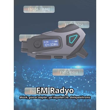 Howear K10 Dvr Kameralı Intercom Bluetooth Motosiklet Kask Kulaklığı Kameralı Intercom Kulaklık 4