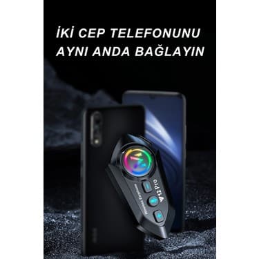 Howear Y12 Pro Intercom Bluetooth Motosiklet Kask Kulaklığı 8