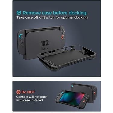 FourForce Nintendo Switch 2 Kılıf Rugged Armor Matte Black - ACS09075 3