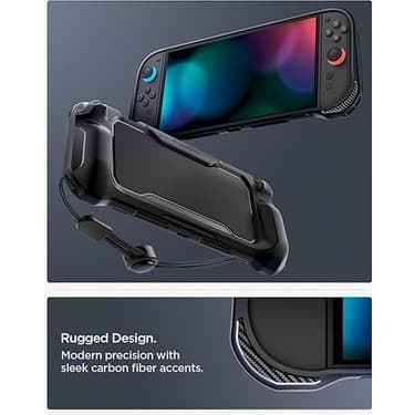 FourForce Nintendo Switch 2 Kılıf Rugged Armor Matte Black - ACS09075 4