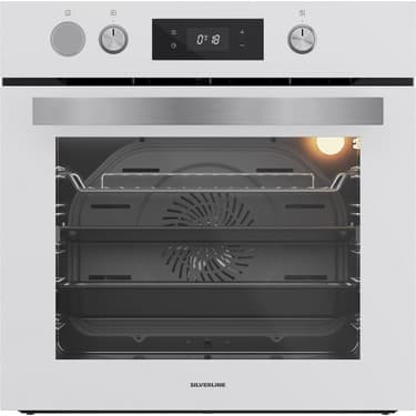 Silverline Beyaz Cam Ankastre Set BO65P4W01-CS5700E6W01-3481 Flam Beyaz (Buhar ve Airfryer Özellikli Fırın) 4