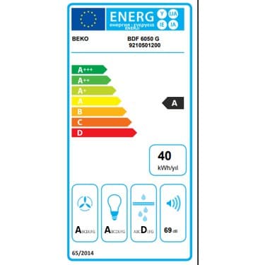 Beko Bdf 6050 G Duvar Tipi Davlumbaz 3