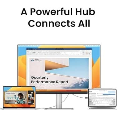 Doganline Store MA270U 27'' 4K UHD IPS 2xhdmı USB C Hdr 400 MacBook Pro ve MacBook Air Destekli Monitör 3