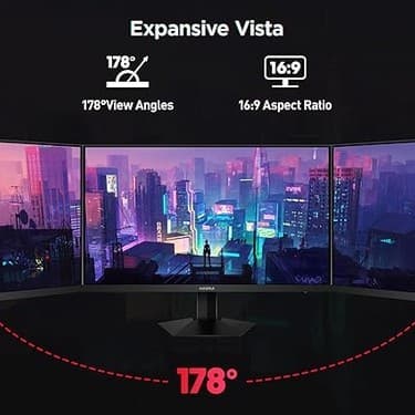 Pearl Shop G2421V 23.8 Inç Monitör, 180Hz Oyun Monitörü, Qhd 2560X1440 Ips, Adaptive-Sync Premium, 2x HDMI 2.0 + Dp 1.4, Vesa 75X75MM, E-Spor Monitörler 5