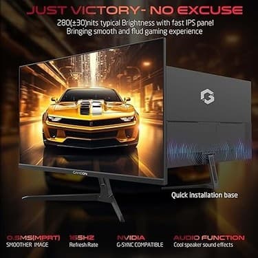 GameOn Pro 27" 165Hz 0.5ms QHD Hızlı IPS Oyuncu Monitörü (PS5 Destekli) 3