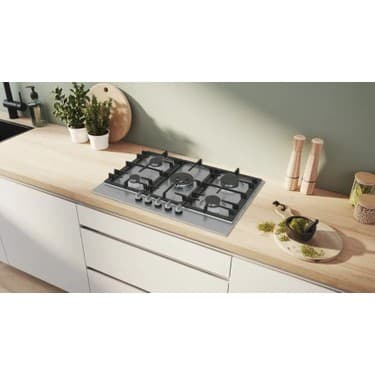 Bosch PCQ7A5I90 Ocak Ankastre Gazlı Paslanmaz Çelik 4
