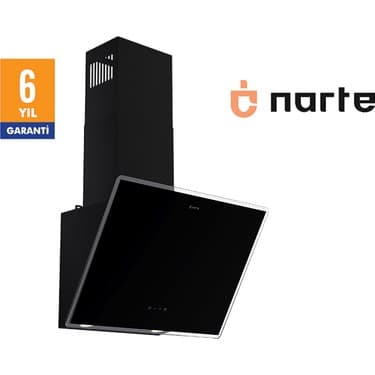 Narte -H20160B 60CM Sıyahcam Eğimli Davlumbaz - 6 Yıl Garantili 3