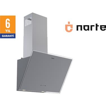 Narte -H20160S 60CM Gri Cam Eğimli Davlumbaz - 6 Yıl Garantili 3