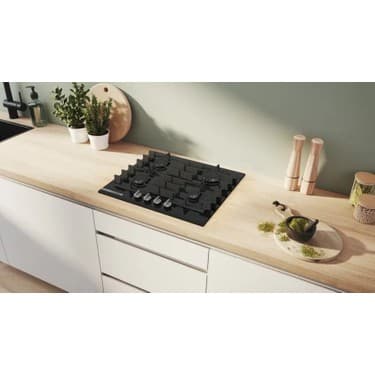 Bosch PRP6A6H40 Ocak Ankastre Gazlı Sert Cam Siyah 4