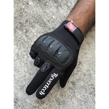 Motokit Revertech Aura Siyah 2XL - Dokunmatik Ekran Uyumlu Motosiklet Eldiveni (Erkek) 6