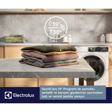 Electrolux EW7F4404UT 700 Serisi Steamcare 11 kg 1400 Devir A Sınıfı -%30 Universaldose Çamaşır Makinesi 8