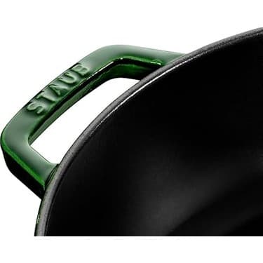 Sprout Store Chistera Yağmur Efektli Kapaklı Döküm Tencere, Basilikum Renkli, 2.8 Litre, 24 cm 3