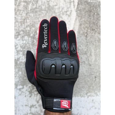 Motokit Revertech Aura Kırmızı XL - Dokunmatik Ekran Uyumlu Motosiklet Eldiveni (Erkek) 3