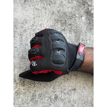 Motokit Revertech Aura Kırmızı XL - Dokunmatik Ekran Uyumlu Motosiklet Eldiveni (Erkek) 6