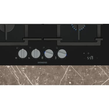 Siemens ER6A6PH40 Ocak Ankastre Gazlı Sert Cam Siyah 2