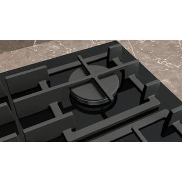 Siemens ER6A6PH40 Ocak Ankastre Gazlı Sert Cam Siyah 5