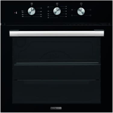 Kumtel Siyah Cam Ankastre Set 4