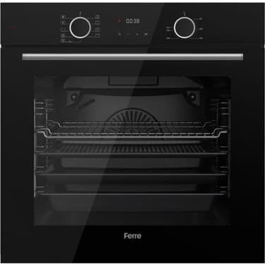 Ferre Fryart & Flowart Libero Sessiz Davlumbaz Elektrikli Siyah Ank. Set (D080-SA + MS261 + XE63CS) 4