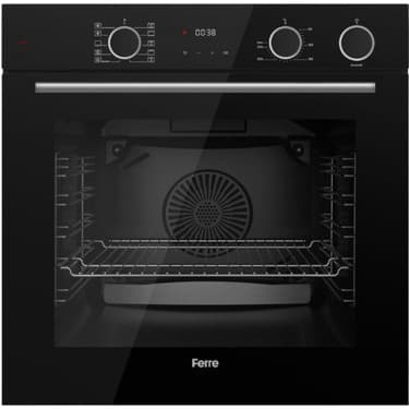 Ferre Fryart&buharlı Omega Sessiz Davlumbaz Elektrikli Siyah Ank. Set (D080-SA + MS261 + XE64CS ) 4