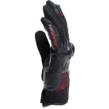 Dainese Ermex Black Red Lava Tekstil Korumalı Motosiklet Eldiven 4