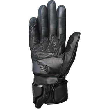 Motoanl Motosiklet Eldiveni Racing Full Koruma Leather Motorcu Eldiven Siyah 3