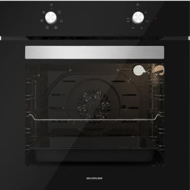 Silverline Siyah Cam Ankastre Set 3420 - CS5335B01 - BO6501B01 3