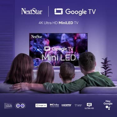 Nextstar YE-75IDWG11 75'' 190 Ekran Uydu Alıcılı 4K Ultra HD Google MiniLED TV 8