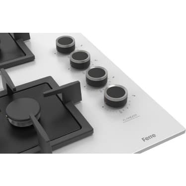 Ferre Silenart Luzia Ultra Sessiz Beyaz Ankastre Set / Wok ( D081-SA + SC406-WFA + QBL62CB ) 6