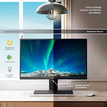 Yenibağ GW2490, 23.8" Inç IPS Full Hd (1920 x 1080), 5ms, 100Hz, Flicker-Free (Titreşimsiz Ekran), Low Blue Light (Düşük Mavi Işık), Eye-Care (Göz Koruma), Anti-Glare (Parlama Önleyici), Ev/ofis Monitörü 3