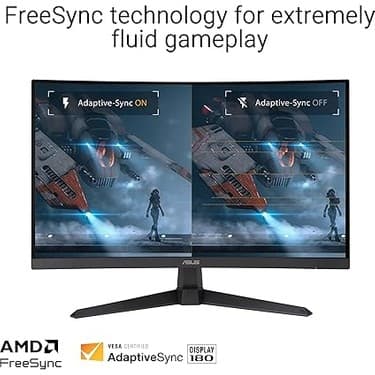 Yenibağ Tuf Gaming VG27VQ3B 27 Kavisli Fast Va Freesync 1920X1080 1ms 180HZ Dp HDMI mm Vesa 3 Yıl Elmb Sync, 90% Dcı-P3 Monitör 4