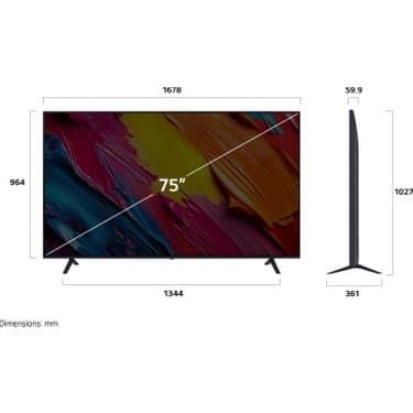 LG 75QNED70A6A 75 İnç 189 Ekran 4K Ultra HD Smart QNED TV 6