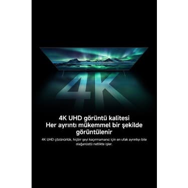 Xiaomi A Pro 75 2026 4K Ultra HD Google Smart Uydu Alıcılı QLED TV – Siyah, 189 Ekran, 60 Hz Yenileme, Android OS 6
