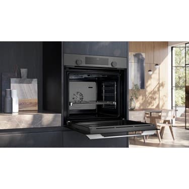 Siemens HU736AEN0T Fırın Ankastre Buhar Destekli Gri 8