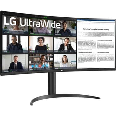 LG Ultrawide 34" 34WR55QK-B 5ms 100Hz USB Type-C Wqhd Kavisli (3440X1440) Ekran Monitör 2