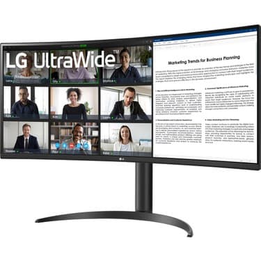 LG Ultrawide 34" 34WR55QK-B 5ms 100Hz USB Type-C Wqhd Kavisli (3440X1440) Ekran Monitör 3