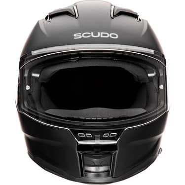 Scudo S1 Full Face Kapalı Güneş Vizörlü Motosiklet Kaskı Ece 22.06 Sertifikalı Mat Siyah 6